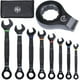 thumbnail image 1 of Juego de llaves combinadas con trinquete Klein Tools 69408G, 8 piezas, SAE, 1 of 8