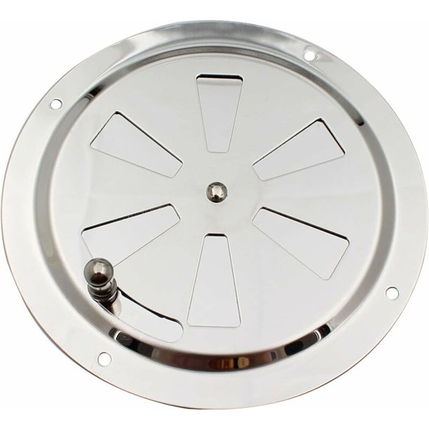 Diámetro de ventilación circular Cubierta de ventilación marina para barcos Anillo de apertura ajustable Ventilación Cubierta de ventilación para yates marinos para fumadores, barcos, autocaravanas,