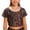 D125/Camouflage, variant on Afdoent Sparkly Cheerleading Short Sleeve T Shirt For Girls And Boys Glitter Performance Top For Festive Party Stage Show Outfit One Size
