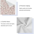thumbnail image 4 of SKYSONIC 3 Pack Towel Spring Floral Pattern Cotton Bath Towel Set (1 Bath Towel, 1 Hand Towel, 1 Washcloth) for Bathroom, Super Soft and Quick Dry Towels, 4 of 7