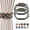 Bronze, variant on 2 Pack Strong Magnetic Curtain Tiebacks Modern Simple Style Drape Tie Backs Convenient Decorative Weave Rope Curtain Holdbacks for Thin or Thick Home & Office Window Draperies
