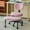 Pink, variant on Ergonomic Cross Legged Office Chair with 360° Swivel Footrest, Multi-Position Meditation and ADHD Desk Chair with Lumbar Support for Home Office, Pink