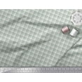 thumbnail image 3 of Soimoi Blue Poly Georgette Fabric Plaid Check Print Fabric by the Yard 52 Inch Wide, 3 of 3