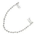 thumbnail image 4 of Miangastore Silver Rhinestone Hair Comb for Wedding Decor Elegant Design with Zinc Alloy Material, 4 of 8