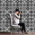 thumbnail image 4 of 10 piezas/juego de pegatinas de azulejos de arte europeo, pegatinas de pared para cocina, baño, renovación del hogar, papel tapiz impermeable, autoadhesivo, 4 of 5