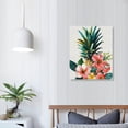 thumbnail image 4 of PIKWEEK Square Canvas Wall Art Abstract Painting,Colorful Pineapple Fruit Pattern Artworks with Framed Ready to Hang Art Painting for Home Office Decor &nbsp;12*16in/16*20in, 4 of 5