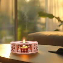 WHAMVOX Stainless Steel Tea Warmer Elegant Candle Heater for Keeping Tea Teapot Warmer Base for Home and Office for Tea Lovers