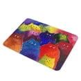 thumbnail image 1 of KuzmarK Glass Cutting Board - Very Colorful Two-Toned Silly Maine Coon Kitties Rainbow Background Art by Denise Every, 1 of 1