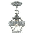 thumbnail image 2 of Golden Lighting Ferris 1-Light Semi-flush in Blue Verde Patina, 2 of 4