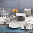thumbnail image 2 of Gibson Home Everyday Square 48 Piece Fine Ceramic Essentials Dinnerware Combo Set with Glossy Finish, 2 of 5