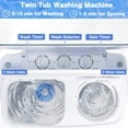 thumbnail image 3 of Suncrown Mini 88 lbs Top Load Washing Machine with Spin Dryer Combo, 3 of 6