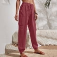thumbnail image 6 of SIYUDAN Pants For Women Woman Pants Casual Pink Adult Yoga Pants Loose Sweatpants Women Womens Trousers High Waisted Womens Fall Pants, 6 of 6