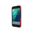 thumbnail image 1 of Incipio DualPro - Étui Arrière pour Cellulaire - silicone, Plextonium - Noir, Rouge iridescent - pour Google Pixel TG, 1 of 5