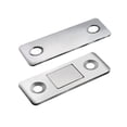 thumbnail image 3 of Eigraketly Tope de puerta de adsorción, Tope de puerta de Metal Invisible ultrafino para puertas correderas de fijación de armario, con Herramientas y ferretería skruvar, 3 of 6
