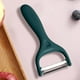 thumbnail image 5 of Pelador de acero inoxidable para frutas y verduras | Raspador de cocina multifuncional | Mango | Color verde, rosa o azul | Pelador doméstico de una pieza, 5 of 6