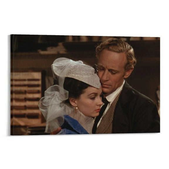 Decorations for Home Gone with The Wind Retro Decor Artworks Picture Print Poster Wall Art Painting Canvas Gift Decor Home Posters Decorative 12x18inch(30x45cm)