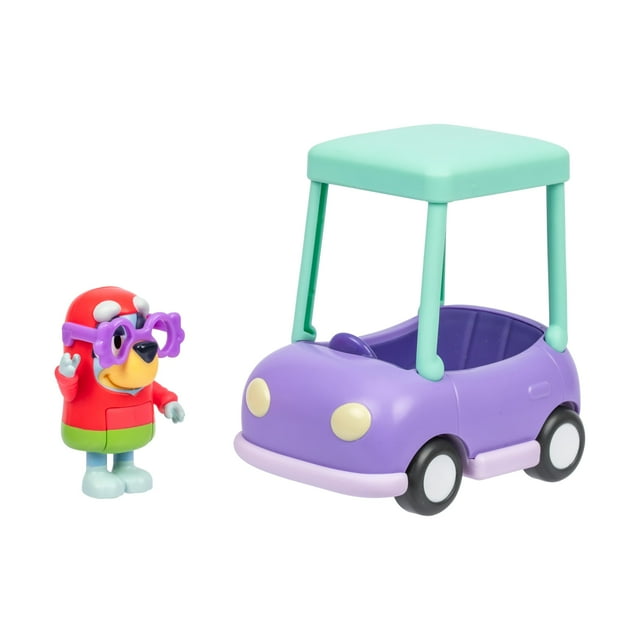 Coche de juguete Bluey Basic Granny Janet de 7,62 cm para niños de más de 3 años