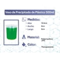 thumbnail image 2 of Vaso Precipitado Plástico 500ml Graduado. Appcrom, 2 of 3