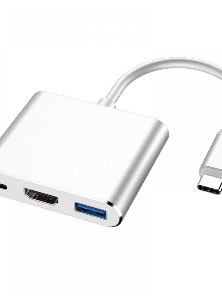 USBC To HDMI 3 in 1 Cable Converter Type C To HDMI/USB