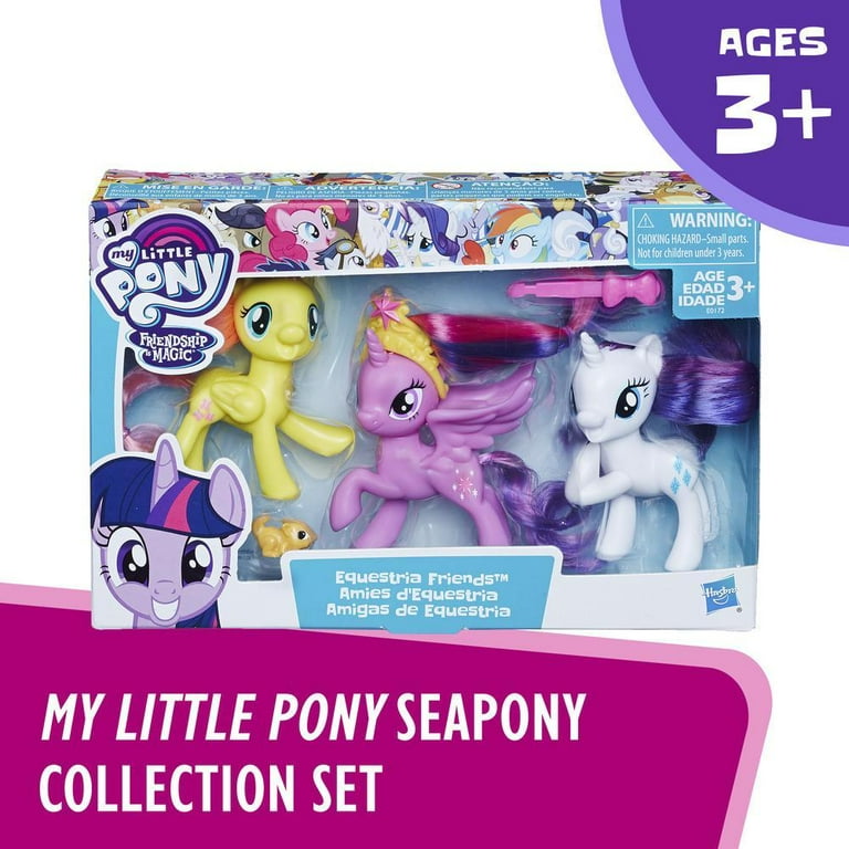 My Little Pony Toy Twilight Sparkle, Rarity & Fluttershy 3-Pack 