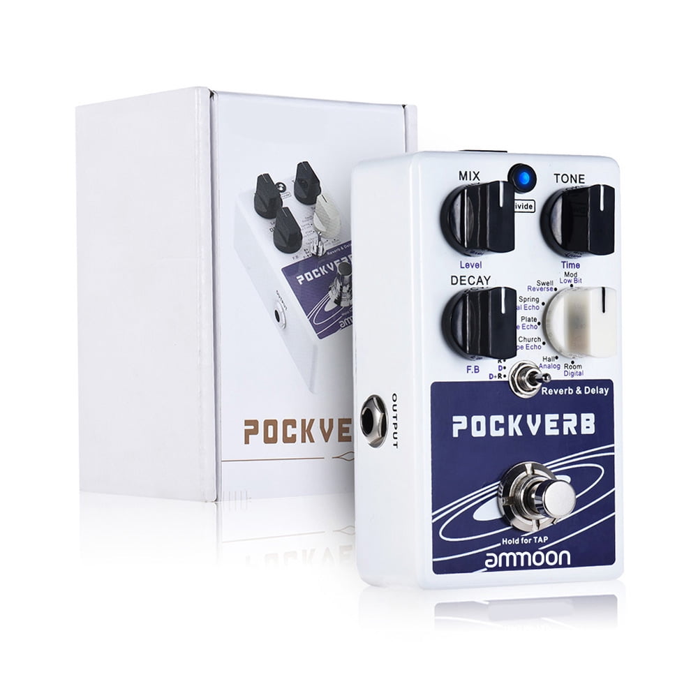 Effect Pedal,7 7 Function 7 De Delay 7 Delay Tempo Function Pédale Pour Tap Tempo Function Versatile Sound Pedal 7 Delay Function Pockverb Pedal Pockverb Delay De Pockverb - Features And