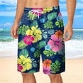thumbnail image 2 of WEAIXIMIUNG Workout Shorts Men Pack Mens Summer Digital 3D Printed Shorts Elasticated Waisted Beach Pants, 2 of 5