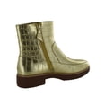 thumbnail image 3 of Fitflop Womens Kinbey Croc Embossed Ankle Boot Shoes, Vintage Gold, US 6.5, 3 of 3