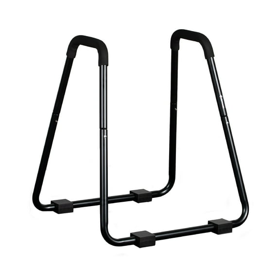 Titan Fitness HD Dip Station Stand Body Press Black Solid Foam Grips