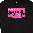 thumbnail image 3 of Inktastic Poppy's Girl Pink with Hearts Toddler Hoodie, 3 of 4