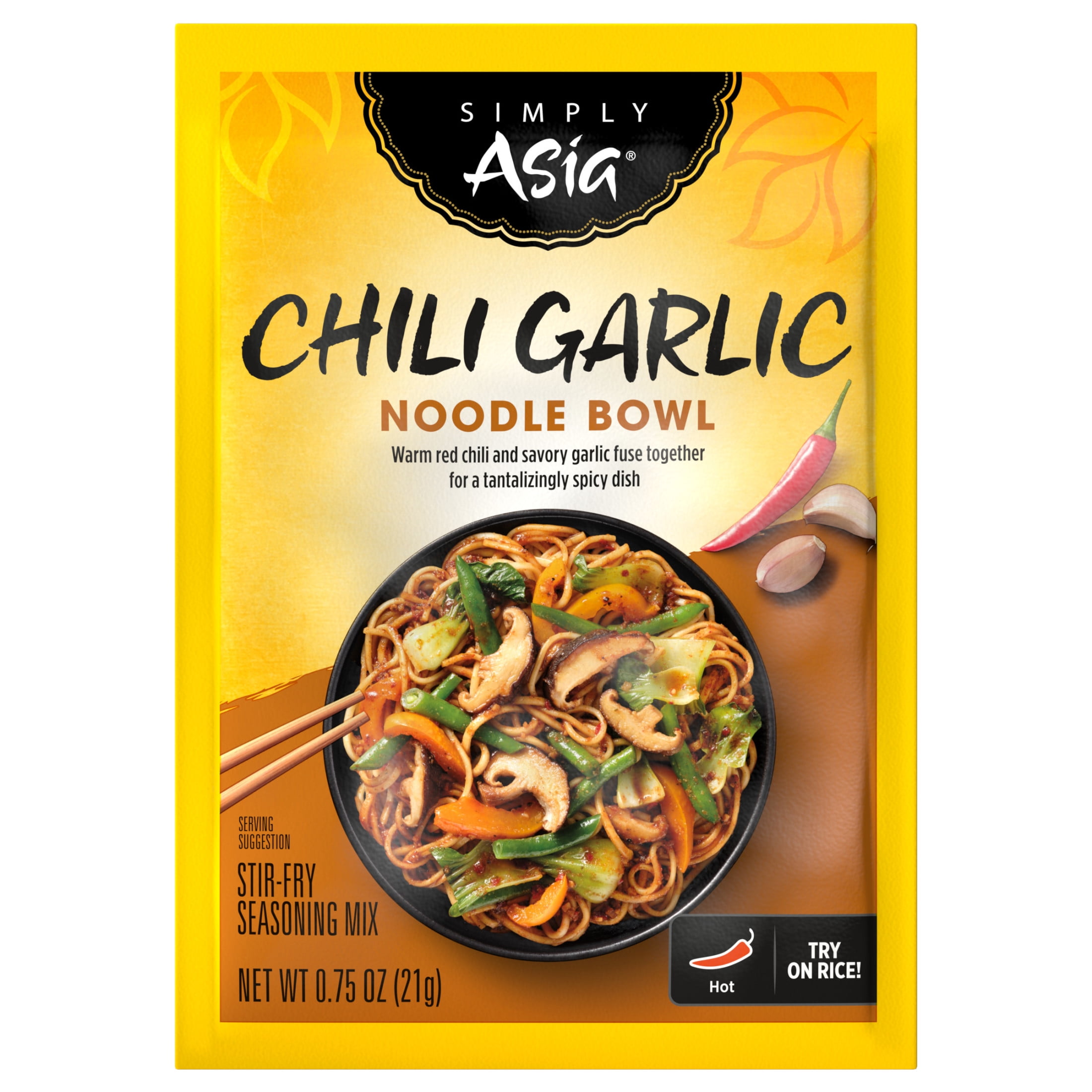 (12 pack) Simply Asia Chili Garlic Seasoning Mix, 0.75 oz Cup