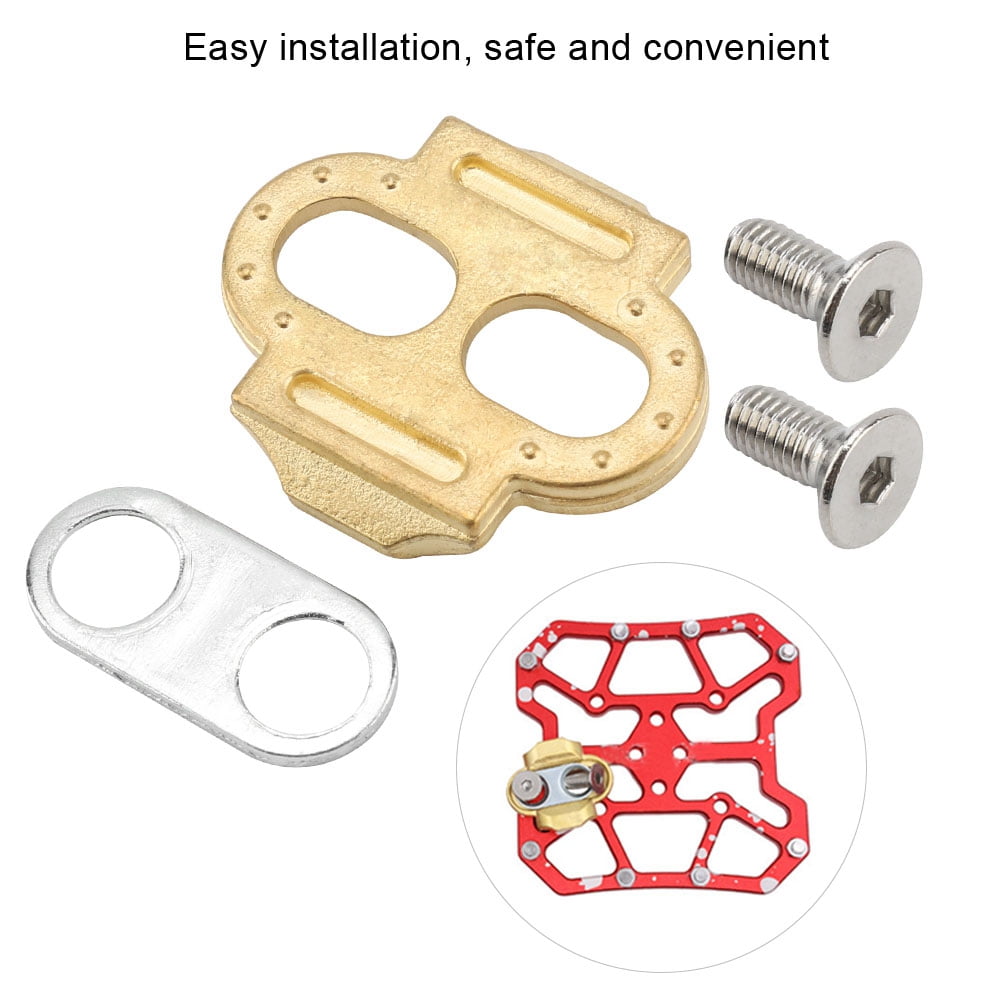 Qiilu 1 Pair Mountain Bike Bicycle Cleats Eggbeater Smart Acid Mallet