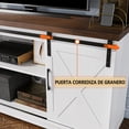 thumbnail image 4 of Soporte para TV,150 cm Centro de Entretenimiento Mueble de TV Moderno con Estantes de Almacenamiento y Puertas Corredizas,Mesa Consola de TV,Muebles Multimedia para Sala de Estar, 4 of 8