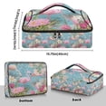 thumbnail image 3 of Iauyy Casserole Carrier for Hot Food Insulated Casserole Travel Carry Bag with Lid Food Warmer Bag for Party/Picnic,Flamingos in The Lake, 3 of 7