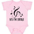 thumbnail image 3 of Inktastic Funny Music Yes Im Treble Boys or Girls Baby Bodysuit, 3 of 5