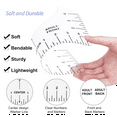 thumbnail image 2 of Tshirt Ruler Guide for Vinyl Alignment, Shirt Rulers to Center , Measurement Template, Craft Sewing Supplies, 2 of 5