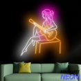 thumbnail image 5 of Handmadetneonsign Girl Playing Guitar Neon Sign, Guitar Music Led Light, Musical Wall Art Decor 94302, 5 of 5