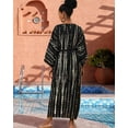 thumbnail image 6 of Edolynsa Plus Size Cover up for Swimwear Women Beach Kimono Robes with Belt Resort Outfit Long, 6 of 10