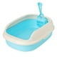 thumbnail image 5 of Caja de arena para gatos, orinal, inodoro, arenero portátil para gatos, fácil de limpiar para todo tipo de gatos. Azul, 5 of 9