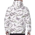 thumbnail image 7 of Sikiie Lavender And Butterfly Men's Hoodie, Essentials Hoodie, Sweatshirt, Pullover Hooded Sweatshirt for Men-Small, 7 of 7