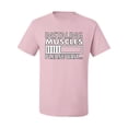thumbnail image 2 of Wild Bobby Installing Muscles Please Waitâ€¦ Gym/Workout Men Graphic Tee, Light Pink, X-Large, 2 of 5