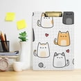 thumbnail image 6 of FMSHPON Cute Cat Cartoon Clipboard Hardboard Wood Nursing Clip Board and Pull for Standard A4 Letter 13x9 inches, 6 of 7