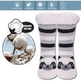 thumbnail image 5 of Boys Girls Slipper Socks Cute Animal, Fuzzy Winter Warm Fleece Lining Christmas Socks With Grippers (1Pairs), 5 of 6
