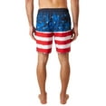 thumbnail image 3 of O'Neill Mens 17 inch Yes Toucan Volley boardshorts Red white blue XXL, 3 of 5