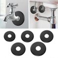 thumbnail image 2 of Black Shower Faucet Cover Round Faucet Decor Useful Faucet Decorative Cover Shower, 2 of 5