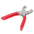thumbnail image 3 of Grommet Hole Pliers Set Multipurpose Metal Eyelet Rivet Punch Pliers with 100 Pcs 4mm Button, 3 of 22
