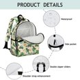 thumbnail image 3 of Tractor and Harvesters Cream Pattern Cute School Backpack Bag for School with Padded Back and Adjustable Shoulder Straps 15.25"x11.5"x5.25", 3 of 4