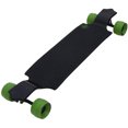thumbnail image 4 of MBS 10001 All-Terrain Drop Deck 39 Inch Longboard Skateboard, Black and Green, 4 of 10