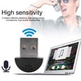 thumbnail image 3 of Mini USB Microphone Mic for Laptop/Desktop PCS - Skype/Voice Recognition Software Driver-Free Audio Receiver Adapter for MSN PC Notebook, 3 of 9