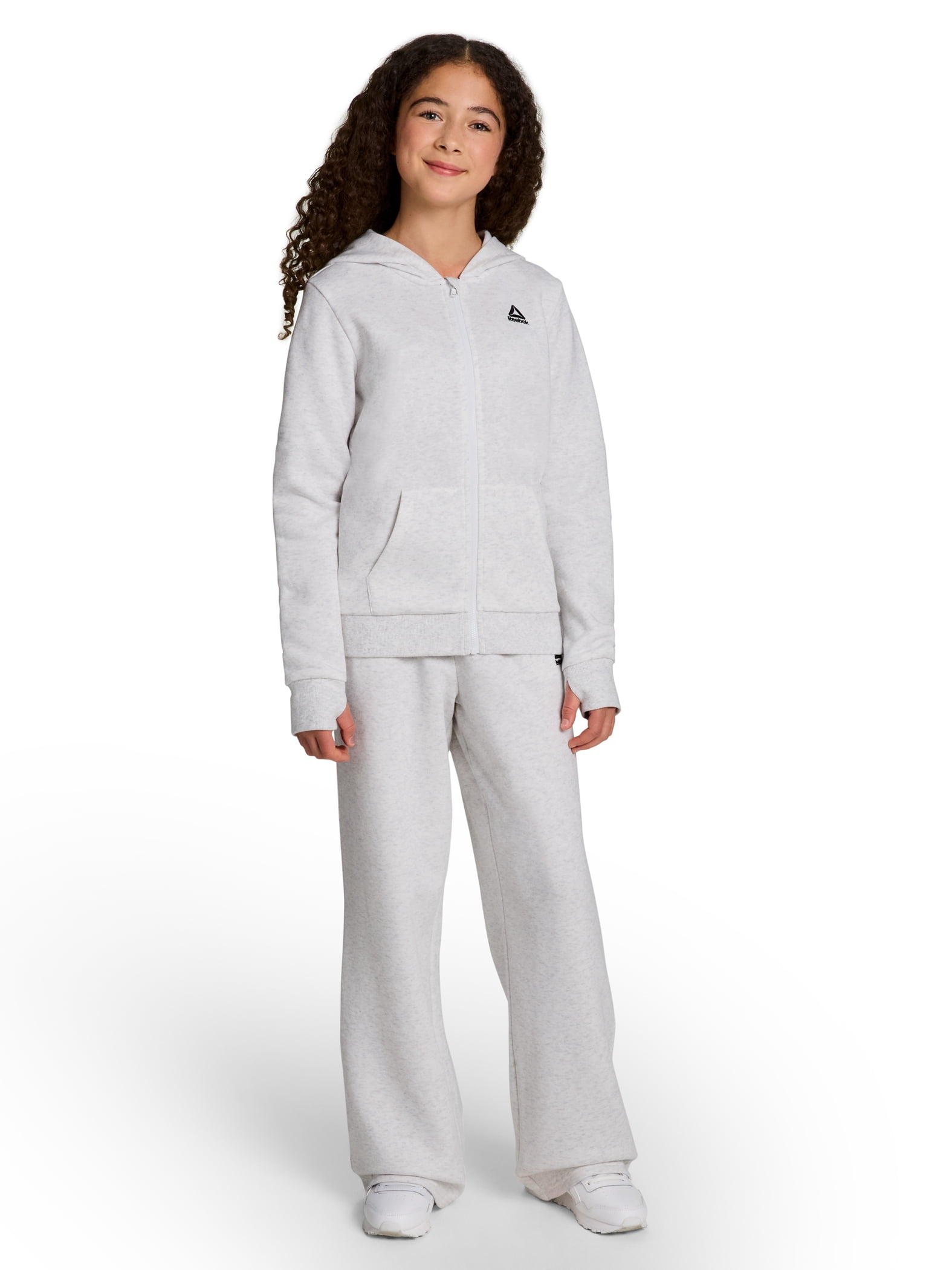 Reebok Girl's Game Day Fleece High Waisted Puddle Pant, Sizes 4-18