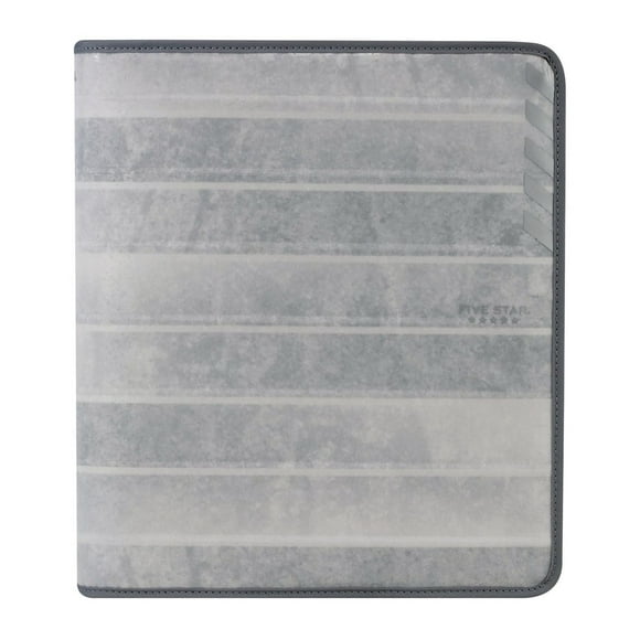 Classeur à glissière graphique Five Star 2" gris